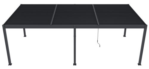 Rojaplast intro duo alumínium bioklimatikus pergola  8 x 4 méteres - szabadon álló, szürke antracit