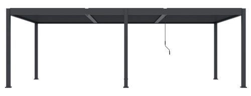 Rojaplast intro duo alumínium bioklimatikus pergola  8 x 4 méteres - szabadon álló, szürke antracit