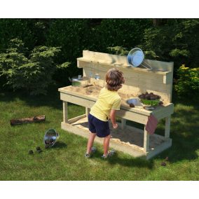 Karibu Sandy sárkonyha, edényekkel