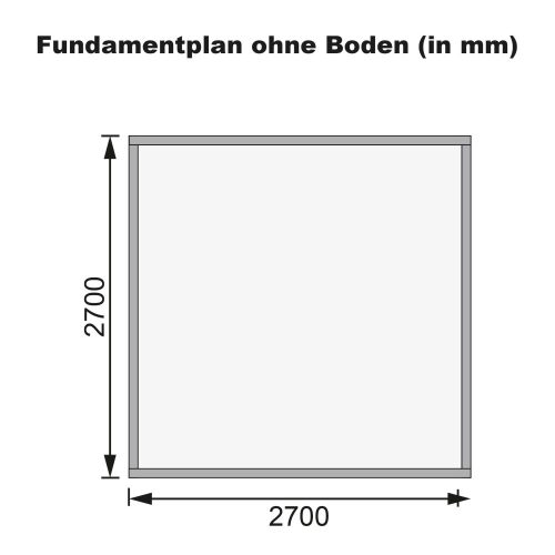 Karibu Qubic 2. Lapostetős modern medenceház, kerti tároló, ház, terra szürke színű fából 276 cm x 276 cm