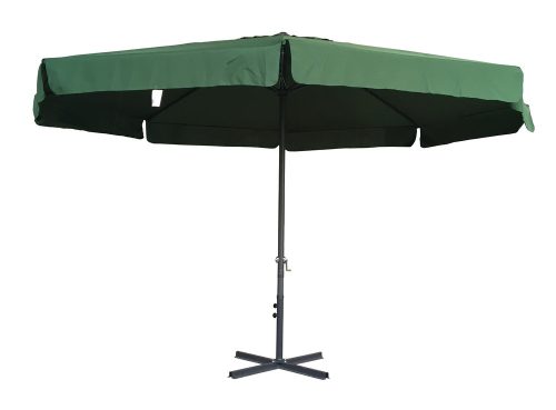 ROJAPLAST Standard napernyő, talp nélkül - zöld - ø 400 cm