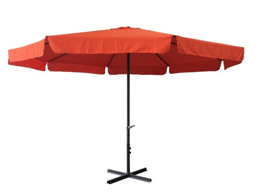 ROJAPLAST Standard napernyő, talp nélkül - terrakotta - ø 400 cm 