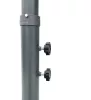 Rojaplast Exclusive függő napernyő hajtókarral, terrakotta - ø 300 cm 