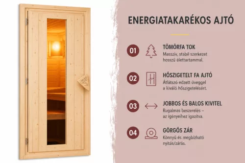 Karibu Hytti 3. kültéri szaunaház 5 fő részére – kályha nélkül