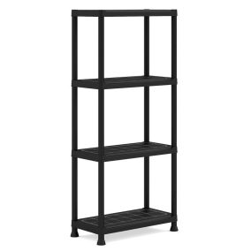   Keter Regál plus 60/4 műanyag 4 szintes tárolópolc - fekete