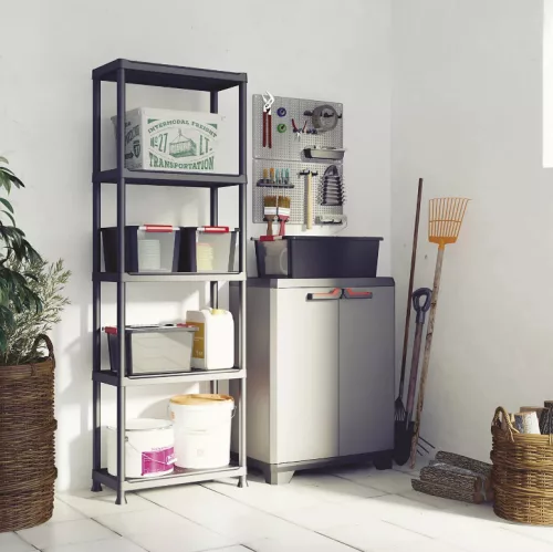 Keter PLUS 60/5 műanyag állvány – 5 polc, 100 kg teherbírás