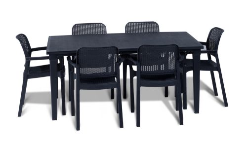 Keter Samanna műanyag kerti szék, grafit 