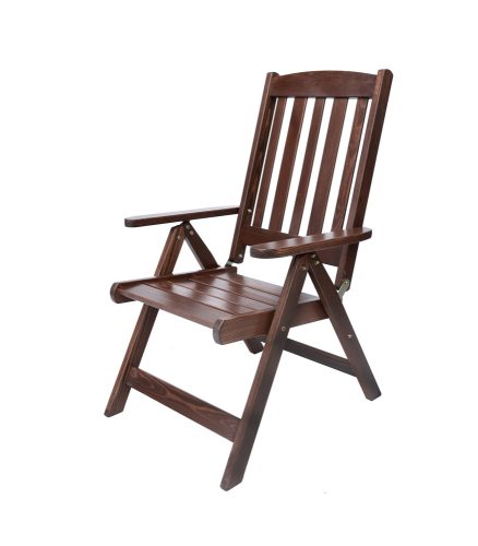ROJAPLAST Aneta fenyőfából készült lakkozott, összecsukható kerti szék 