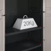 Keter Pro tall műanyag szekrény, szürke