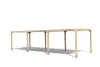 Karibu Kocka 4. Fa kerti pavilon / modern kerti pavilon - 2 hosszabbítással, 934 cm x 320 cm