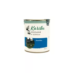   Karibu Óceánkék festék fa kerti játákokhoz, házakhoz, 750ml