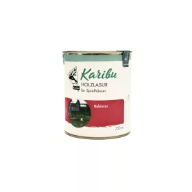   Karibu Rubinvörös festék fa kerti játákokhoz, házakhoz, 750ml