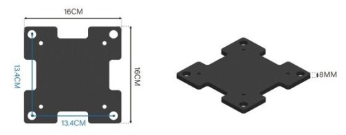 Rojaplast bioklimatikus pergola APEX 3,6x4 méter, alumínium - szabadon álló - szürke antracit