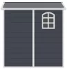 Rojaplast Ave "B" 4x6 műanyag kerti ház, tároló, sötétszürke