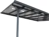 Rojaplast Bruce H alumínium pergola, átlátszó polikarbonáttal, 557x305cm 