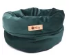 Petsy Royal basket kutya, macska bársonyos poliészter fekhely - zöld - Ø 40 cm
