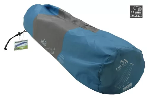 Önfelfújó hálómatrac 195x60x5cm kék-szürke