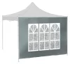 Partisátor oldalpanel ablakos 2x3m szürke