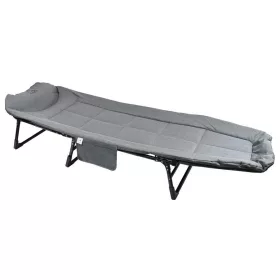 Összecsukható, állítható kemping nyugágy SOFA szürke 