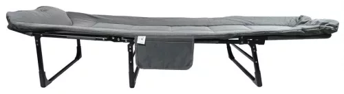 Összecsukható, állítható kemping nyugágy SOFA szürke 