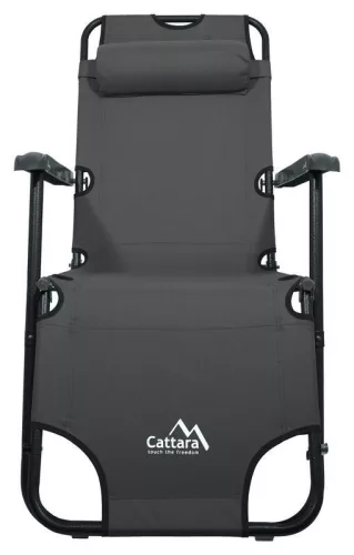 Összecsukható nyugágy/fotel COMFORT antracit