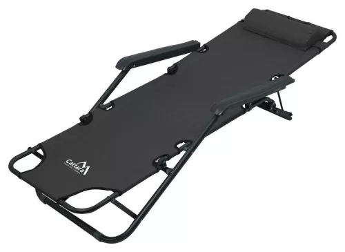 Összecsukható nyugágy/fotel COMFORT antracit