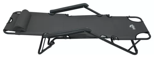 Összecsukható nyugágy/fotel COMFORT antracit