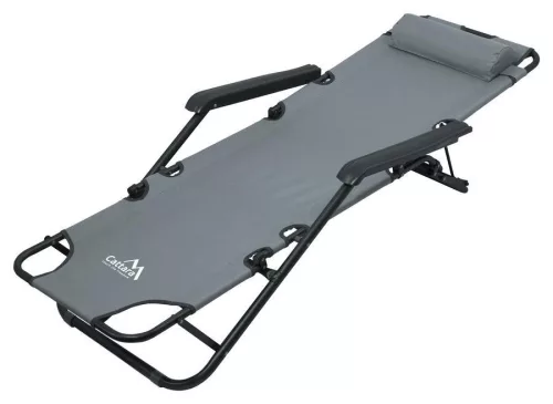 Összecsukható nyugágy/fotel COMFORT szürke