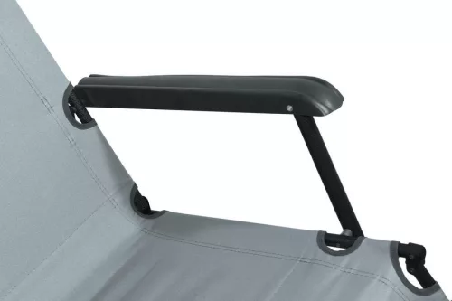 Összecsukható nyugágy/fotel COMFORT szürke