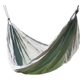 Függőágy 275x137cm zöld-barna