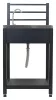 TORINO 1 modulasztal mosogatóval  kültéri konyhához 60x47x123cm