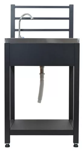 TORINO 1 modulasztal mosogatóval  kültéri konyhához 60x47x123cm