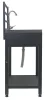 TORINO 1 modulasztal mosogatóval  kültéri konyhához 60x47x123cm
