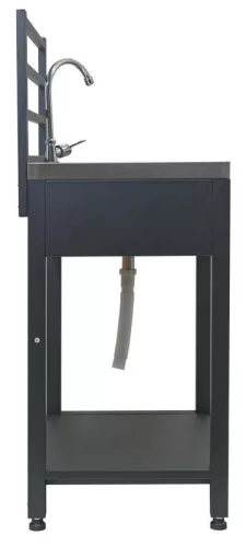 TORINO 1 modulasztal mosogatóval  kültéri konyhához 60x47x123cm