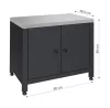 TORINO 2 grill szekrény modul kültéri konyhához 80x47x69cm