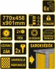 Mobil műhelyszekrény 6 fiókkal