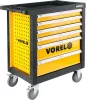 Mobil műhelyszekrény szerszámokkal (177 db) 6 fiókkal