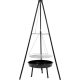 Faszenes grill háromlábú állvánnyal kerek 52 cm-es