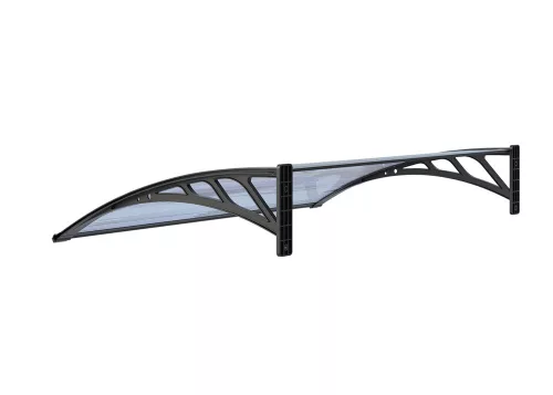 Rojaplast bejárati polikarbonát előtető 120x80cm