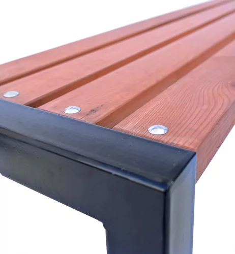 Rojaplast Opolánky fenyőfáből készült, fém szerkezetű kerti pad, 162 cm 