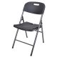 Rojaplast Catering scaun pliabil din plastic pentru catering și camping - negru