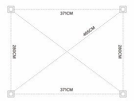 Rojaplast ECO 4×3 m bioklimatikus pergola – szabadon álló acél pergola, antracit