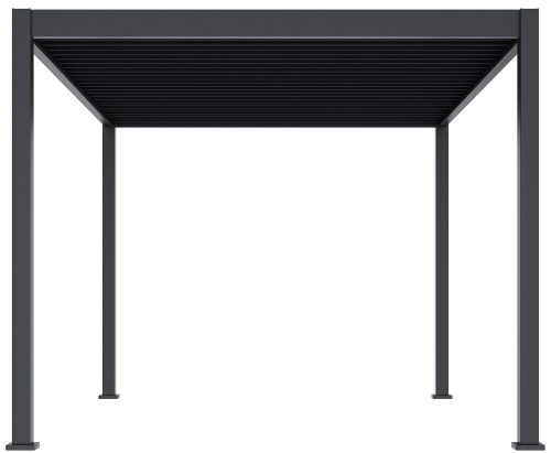 Rojaplast ECO 4×3 m bioklimatikus pergola – szabadon álló acél pergola, antracit