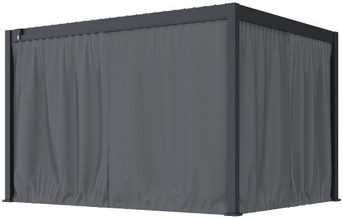 Rojaplast ECO 4×3 m bioklimatikus pergola – szabadon álló acél pergola, antracit