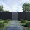 Rojaplast ELEMENT WPC kerítéspanel 180×180 cm végzárókkal – antracit