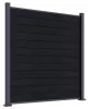 Rojaplast ELEMENT WPC kerítéspanel 180×180 cm végzárókkal – antracit