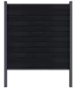 Rojaplast ELEMENT WPC kerítéspanel 180×180 cm végzárókkal – antracit