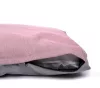 Petsy Connie poliészter kutyapárna - pink-szürke - 135 cm