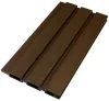 Rojaplast MODERN WPC kerítéspanel 180×180 cm végzárókkal – teak, vízszintes vagy függőleges kialakítás