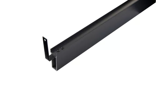 Rojaplast MODERN WPC kerítéspanel 180×180 cm végzárókkal – teak, vízszintes vagy függőleges kialakítás